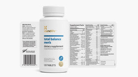 Bouteille de multivitamine Xtendlife pour hommes avec capsules à côté