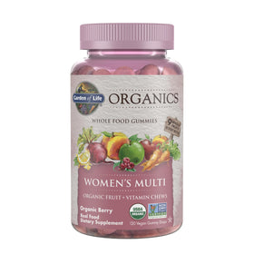 Bouteille de Multivitamines Gummy Garden of Life pour Femmes, 120 gummies bio