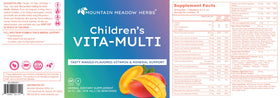 Bouteille de multivitamines liquides pour enfants et cuillère doseuse