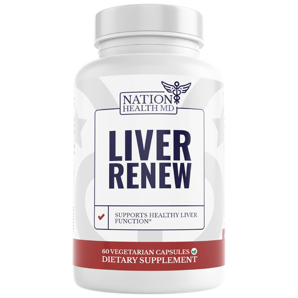 Bouteille de NATION HEALTH MD Liver Renew 150g vue de face