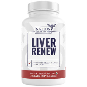 Bouteille de NATION HEALTH MD Liver Renew 150g vue de face