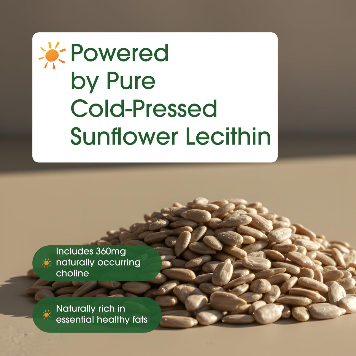 Bouteille de NatureBell Lécithine de Tournesol ouverte