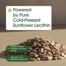 Bouteille de NatureBell Lécithine de Tournesol ouverte