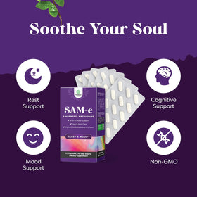 Bouteille de Natures Craft SAM-e 150mg vue de côté