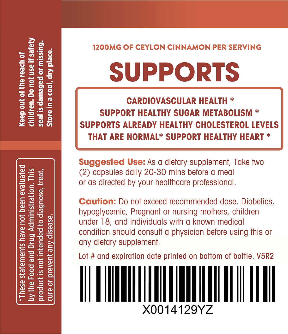 Bouteille de Natures Wellness avec étiquette visible et capsules à l'intérieur