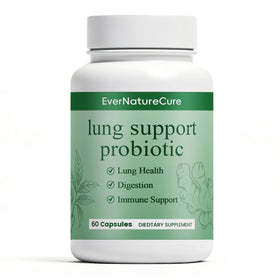 Bouteille de Nukupuns EverNatureCure Probiotiques 60 Capsules vue de face