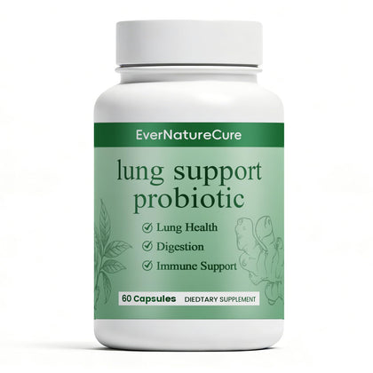 Bouteille de Nukupuns EverNatureCure Probiotiques 60 Capsules vue de face