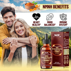Bouteille de NUQIIT 10in1 NMNH 1000mg sur un fond blanc