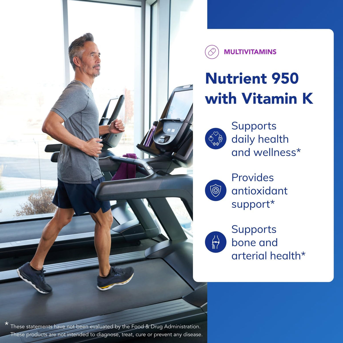 Bouteille de Nutrient 950 avec capsules visibles