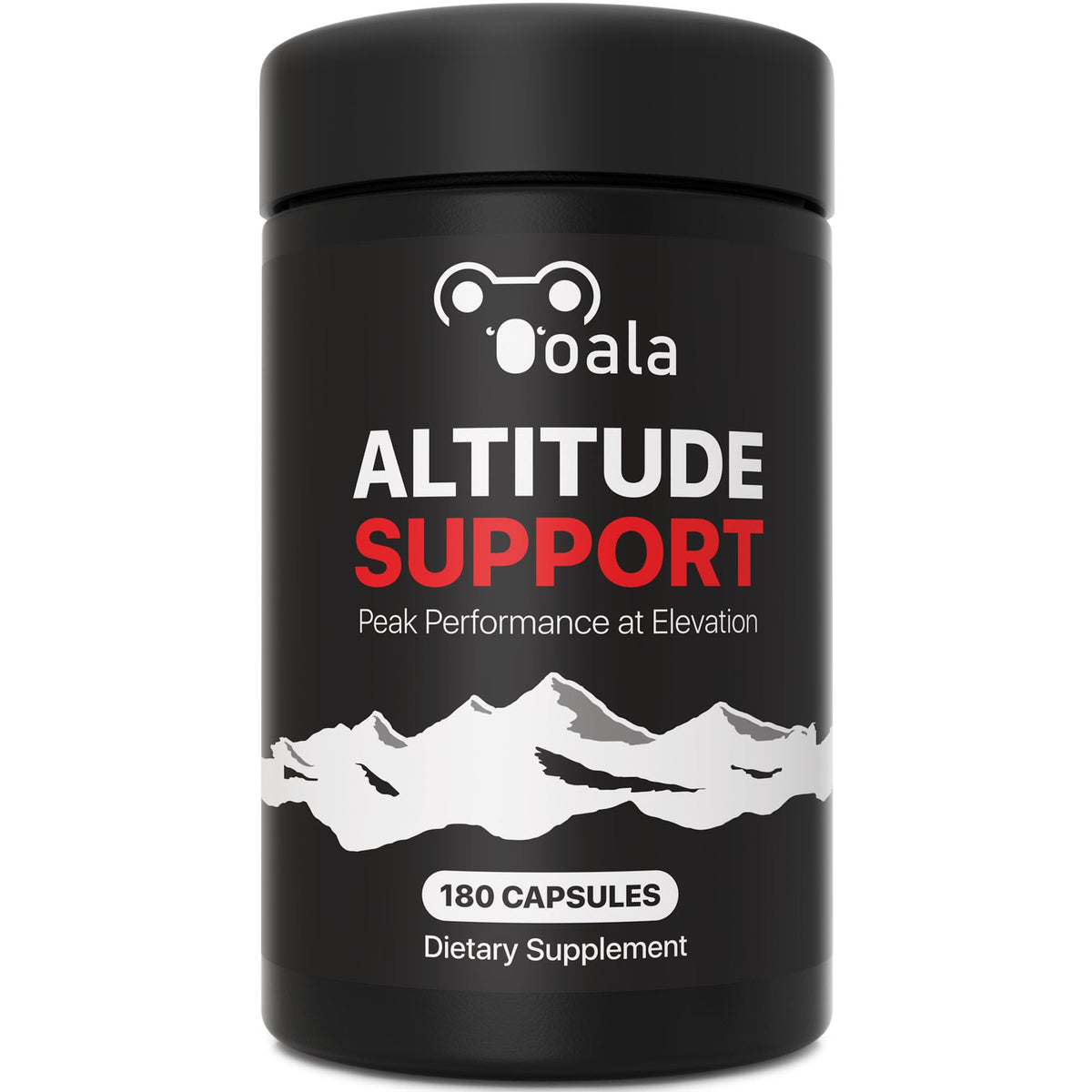 Bouteille de Ooala Altitude Support 180 capsules vue de face