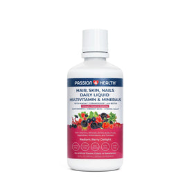 Bouteille de Passion 4 Life Multivitamines Liquides 1 L vue de face
