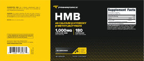 Bouteille de Primaforce HMB 1000mg sur une table en bois