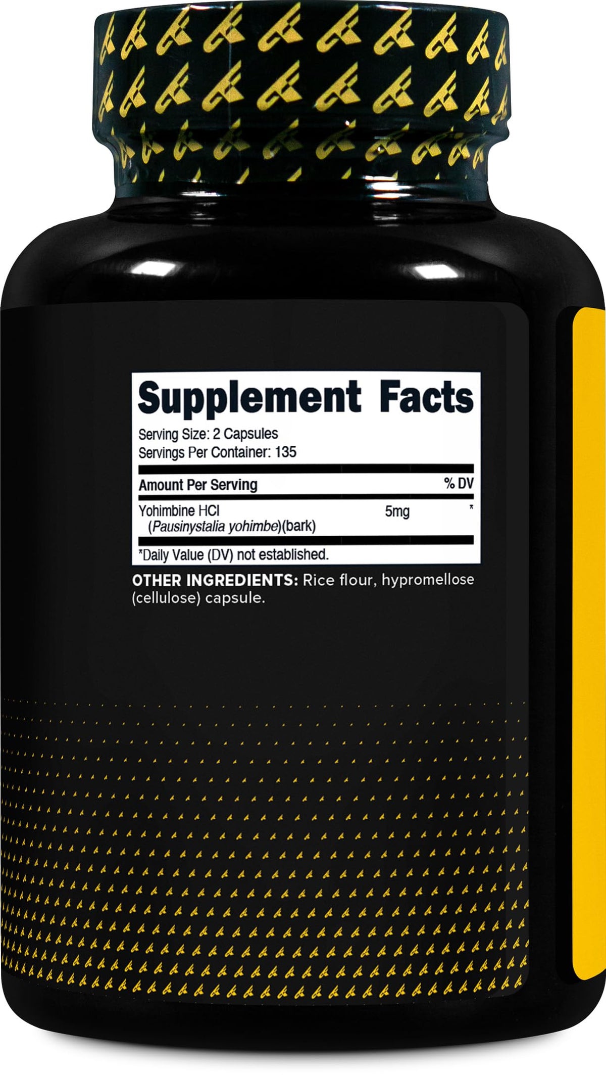 Bouteille de Primaforce Yohimbine HCl avec étiquettes claires