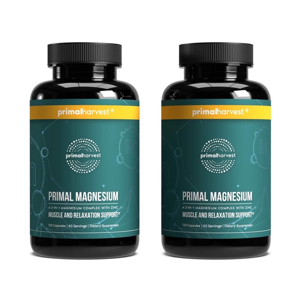 Bouteille de Primal Harvest Magnésium 275g vue de face