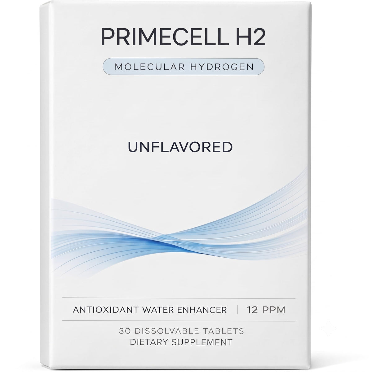Bouteille de PrimeCell H2 Hydroliv avec 30 comprimés effervescents
