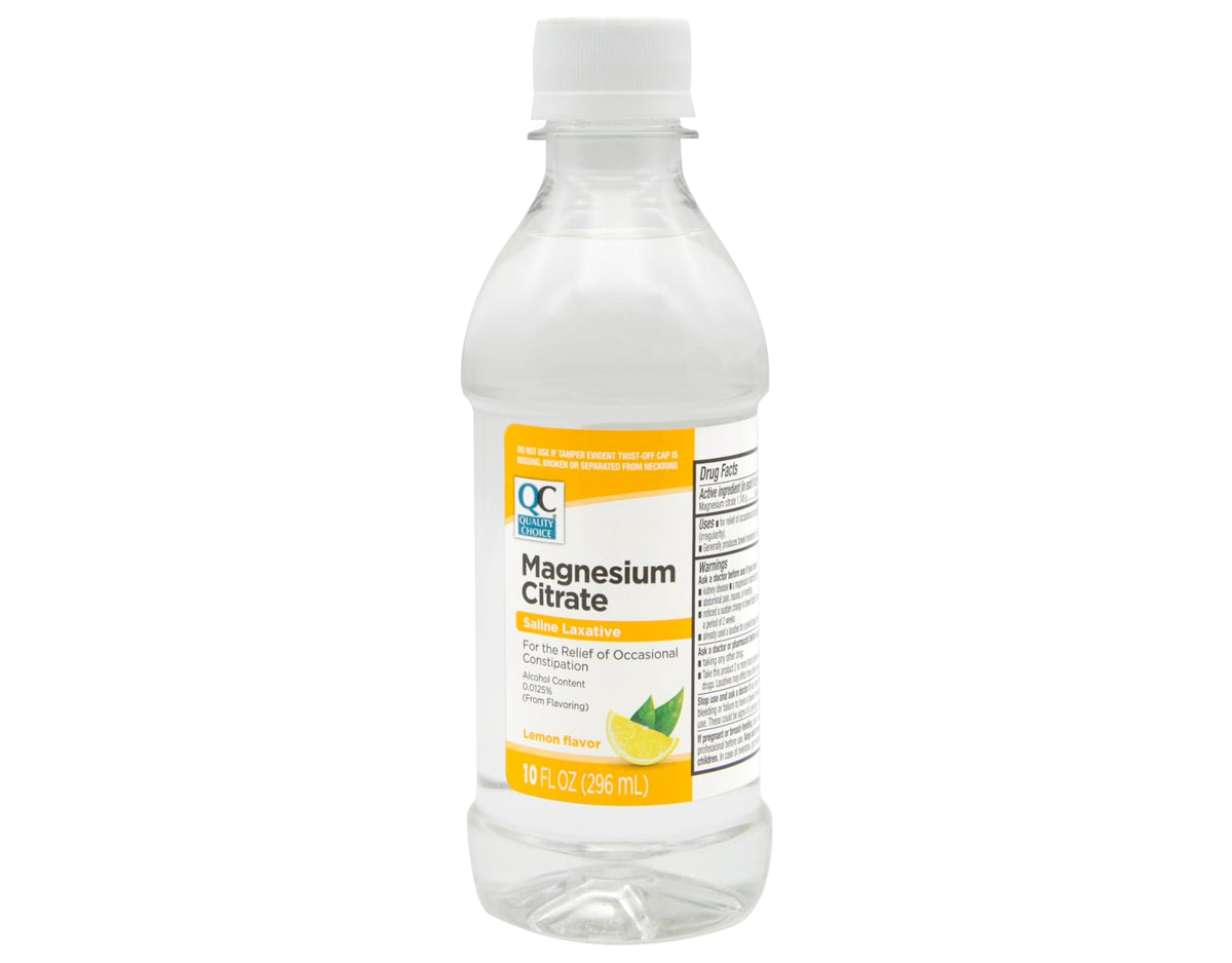 Bouteille de Quality Choice Citrate de Magnésium sur une table, ambiance de bien-être