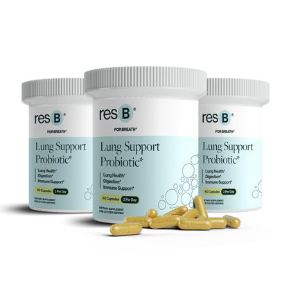 Bouteille de ResBiotic Complément Alimentaire Probiotique 180 Capsules vue de face