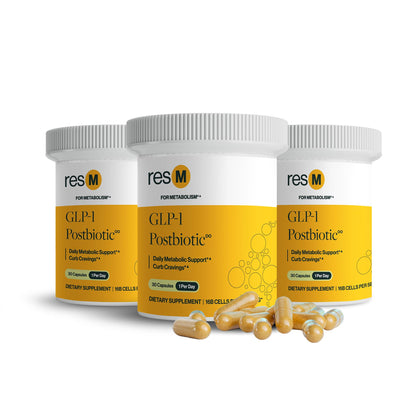 Bouteille de ResBiotic Complément Postbiotique 30 Capsules Végétariennes