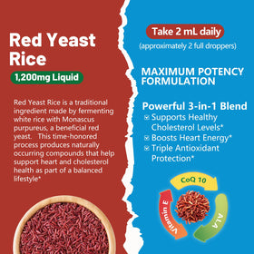 Bouteille de riz rouge IIEltruiom avec étiquette visible