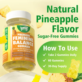 Bouteille de Saajoor Gummies ouverte montrant les gummies