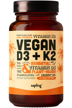 Bouteille de sapling Vitamine D3 + K2 4000 IU en gélules