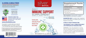 Bouteille de Silver Biotics 240 ml vue de côté