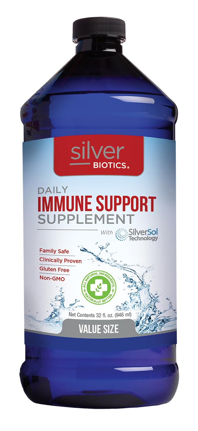 Bouteille de Silver Biotics 32 Fl Oz d'American Biotech Labs