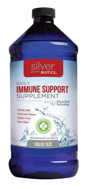 Bouteille de Silver Biotics 32 Fl Oz d'American Biotech Labs