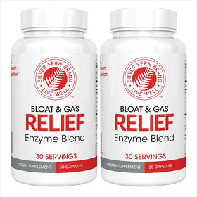 Bouteille de Silver Fern Complément Alimentaire Enzymes Multi-Action 60 Capsules vue de face