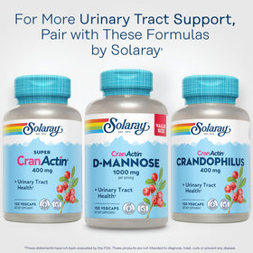 Bouteille de SOLARAY D-Mannose avec fond naturel