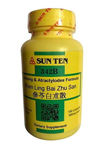 Bouteille de Sun Ten Ginseng & Atractylodes Formule 100 Capsules