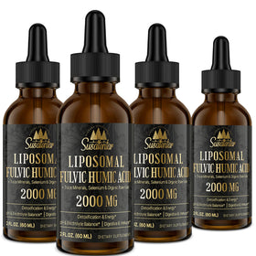 Bouteille de Susatentar Acide Fulvique Liposomal 2000 MG vue de face