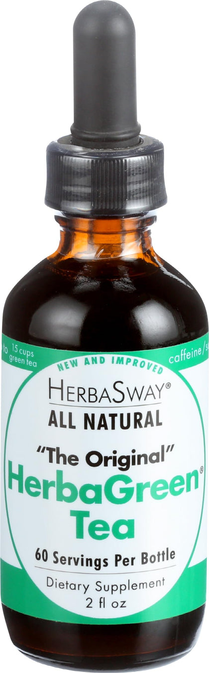 Bouteille de Thé Vert Original Herbasway 100g vue de face