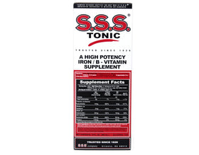 Bouteille de Tonic SSS 10 oz avec étiquette