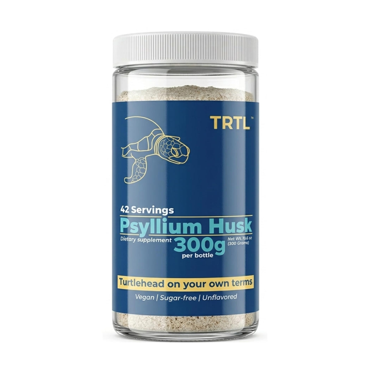 Bouteille de TRTL Psyllium Husk 300g vue de face