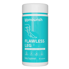 Bouteille de UpNourish Complément Cellulite et Veines 90 capsules vue de face