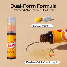 Bouteille de Vita500 KWANGDONG, format 22,5 ml, vue de face