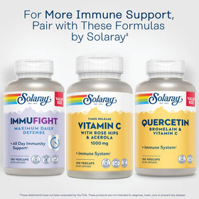 Bouteille de Vitamine C 1000mg SOLARAY avec fond naturel