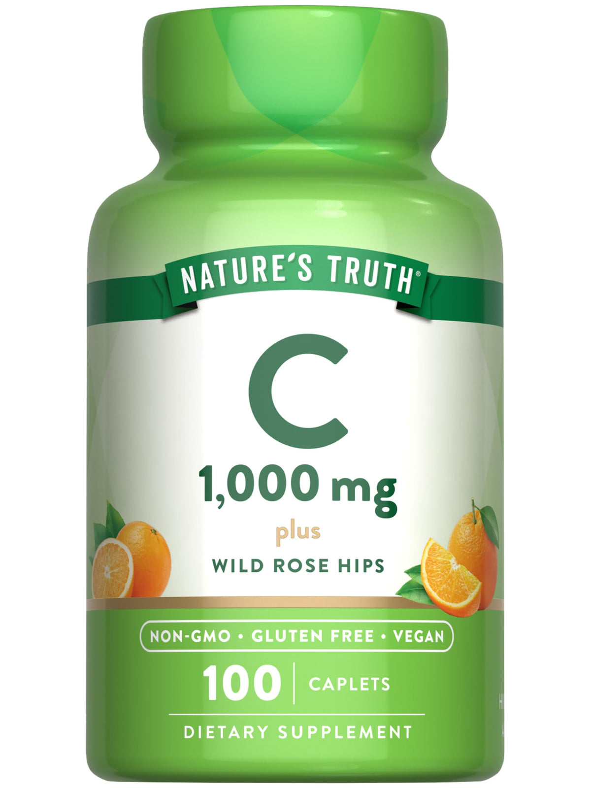 Bouteille de Vitamine C Nature's Truth 1000 mg avec 100 comprimés