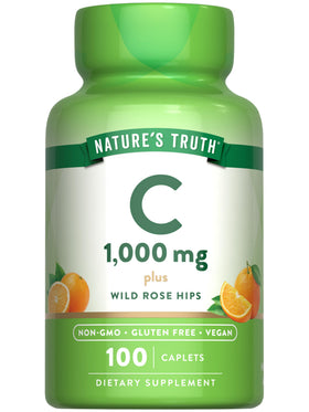 Bouteille de Vitamine C Nature's Truth 1000 mg avec 100 comprimés