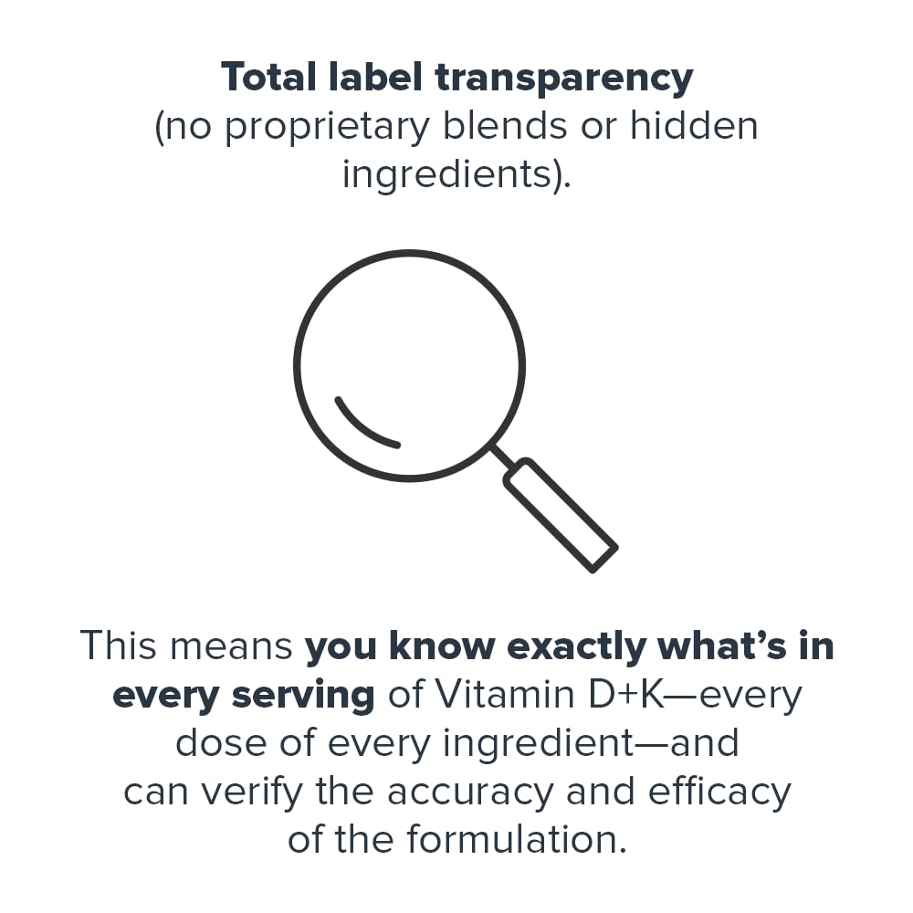 Bouteille de Vitamine D3 K2 ouverte montrant les gélules à l'intérieur