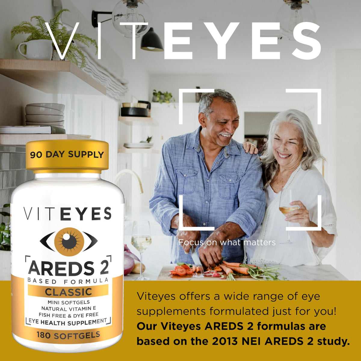 Bouteille de Viteyes AREDS 2 avec étiquette