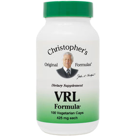 Bouteille de VRL Formula de Christopher's avec 100 capsules végétariennes