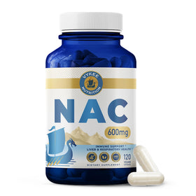 Bouteille de Vykee Nutrition NAC Capsules 600 mg, vue avant