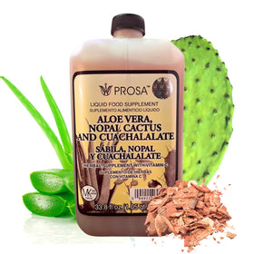 Bouteille de YERBERO PROSA Aloe Vera 1L avec des ingrédients naturels