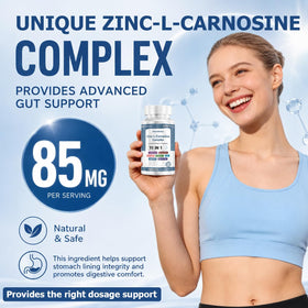 Bouteille de Zinc L-Carnosine 85mg avec capsules