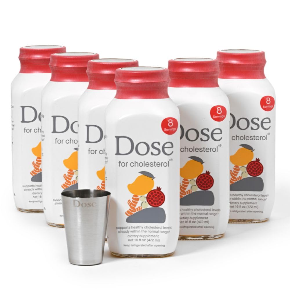 Bouteille DOSE Compléments Alimentaires Cholestérol 16oz vue de face