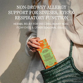 Bouteille du Système Allergy ReLeaf avec étiquette visible