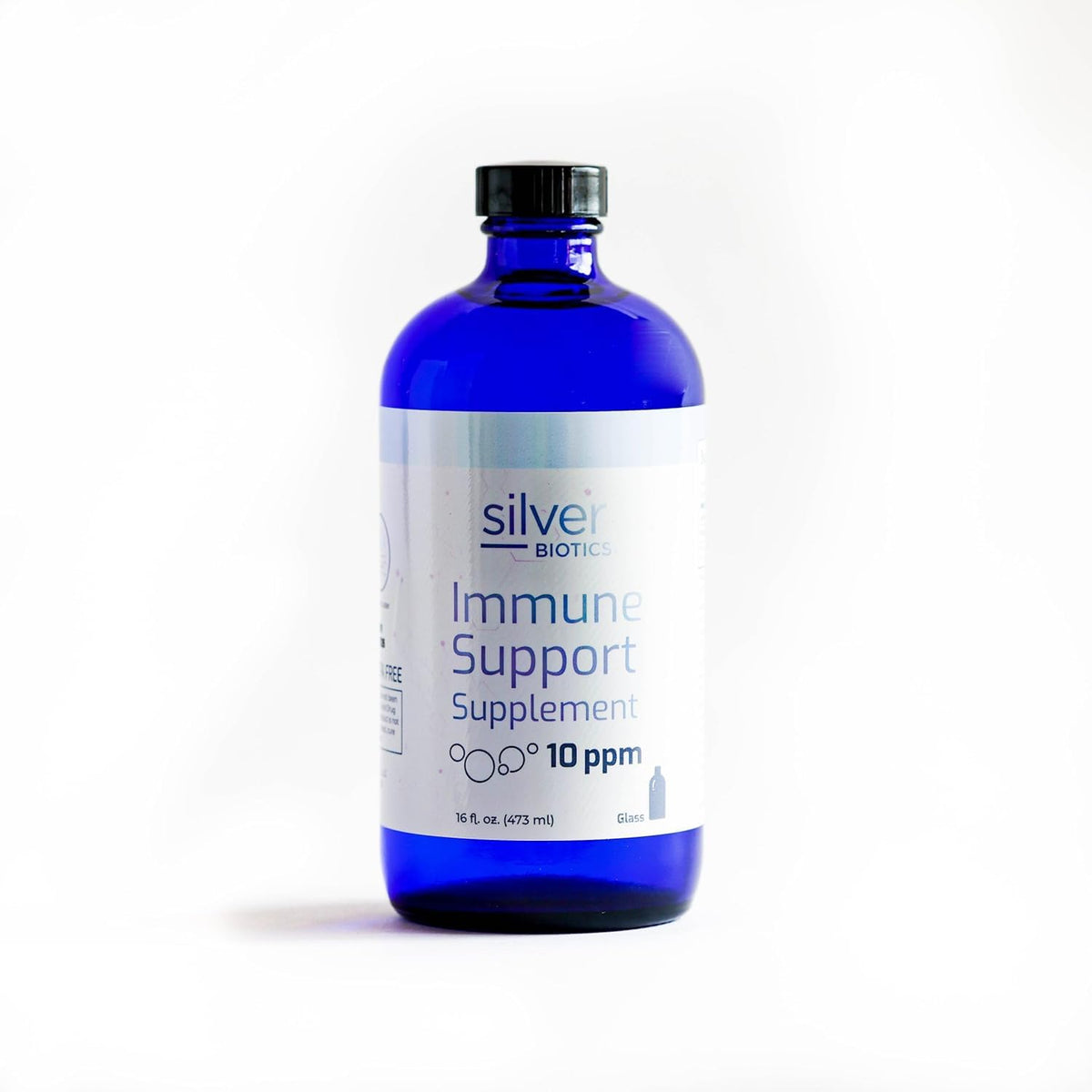Bouteille en verre de Silver Biotics 10 PPM d'American Biotech Labs