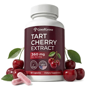 Bouteille GoodGrove Capsules Cerise Acide Montmorency 360mg vue de face